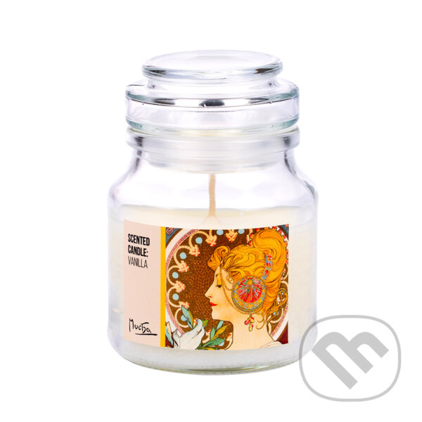 Scented candle: Vanilla - Mucha - Feather (Presco Group). Presco Group, 2023 Scented candle: Vanilla - Mucha - Feather (Presco Group). Presco Group, 2023