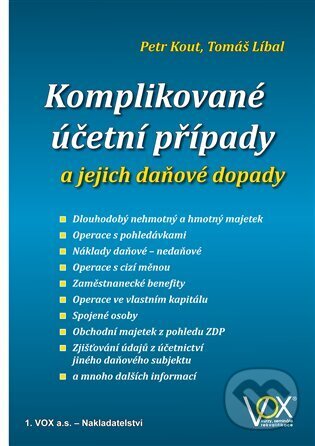 Kniha: Komplikované účetní případy (Petr Kout a Tomáš Líbal). VOX, 2015 Kniha: Komplikované účetní případy (Petr Kout a Tomáš Líbal). VOX, 2015