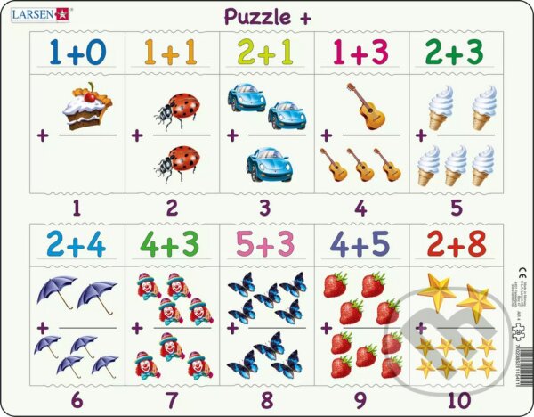 Puzzle: Puzzle + Sčítanie AR4 (Larsen). Larsen Puzzle: Puzzle + Sčítanie AR4 (Larsen). Larsen