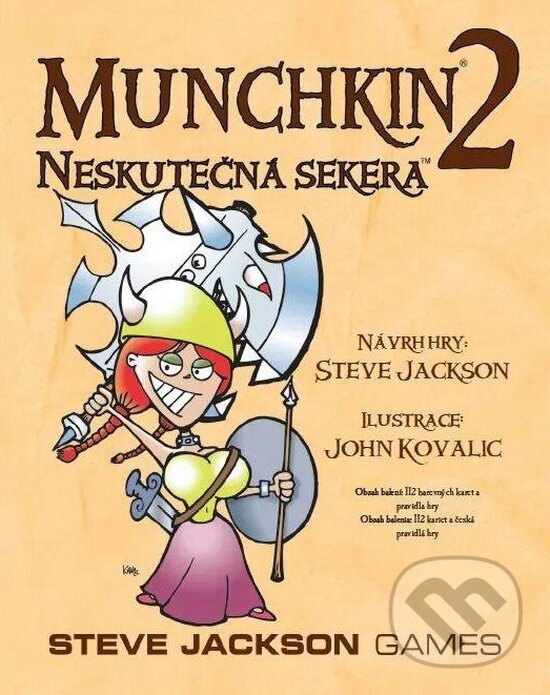 Společenská hra: Munchkin 2: Neskutečná sekera (Steve Jackson). ADC BF, 2014 Společenská hra: Munchkin 2: Neskutečná sekera (Steve Jackson). ADC BF, 2014