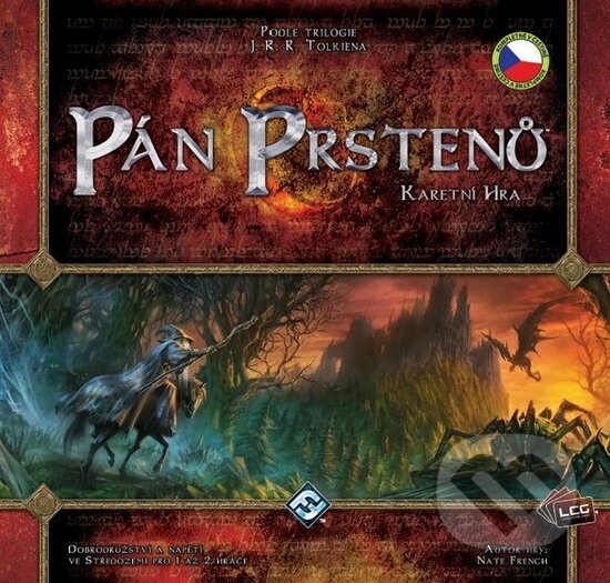 Spoločenská hra: Pán Prstenů karetní hra (Eric M. Lang a Nate French). ADC BF, 2015 Spoločenská hra: Pán Prstenů karetní hra (Eric M. Lang a Nate French). ADC BF, 2015