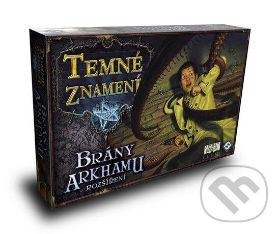 Společenská hra: Temné znamení: Brány Arkhamu (Richard Launius a Samuel Bailey). ADC BF, 2016 Společenská hra: Temné znamení: Brány Arkhamu (Richard Launius a Samuel Bailey). ADC BF, 2016