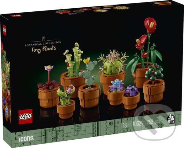 Společenská hra: LEGO® Icons 10329 Miniatúrne rastliny (LEGO). LEGO, 2024 Společenská hra: LEGO® Icons 10329 Miniatúrne rastliny (LEGO). LEGO, 2024