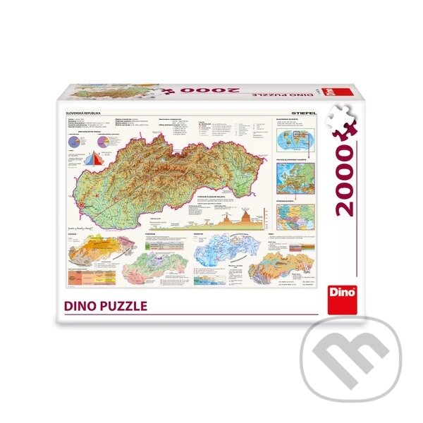 Puzzle: Mapa Slovenska (Dino). Dino, 2024 Puzzle: Mapa Slovenska (Dino). Dino, 2024