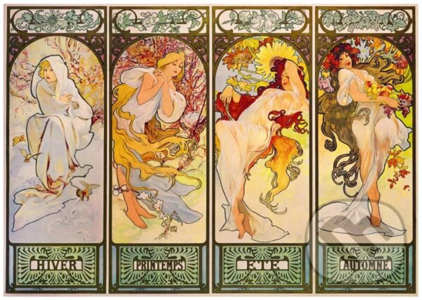 Puzzle: Mucha - Four Seasons, 1900 (Bluebird). Bluebird, 2023 Puzzle: Mucha - Four Seasons, 1900 (Bluebird). Bluebird, 2023