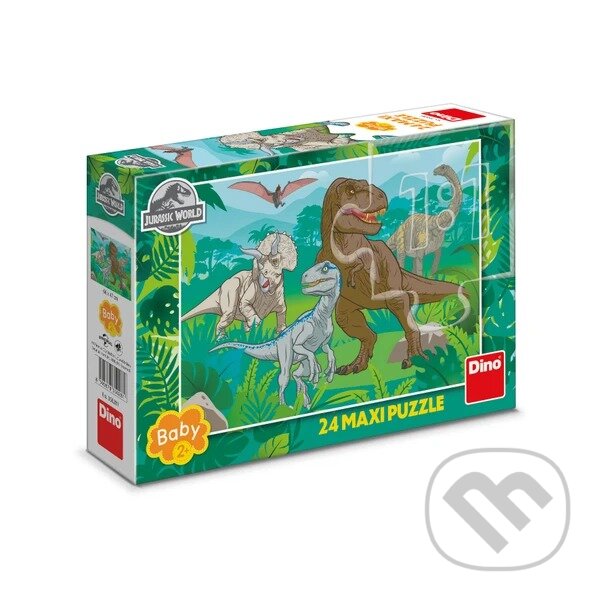 Puzzle: Jurský svět 24 maxi (Dino). Dino, 2024 Puzzle: Jurský svět 24 maxi (Dino). Dino, 2024