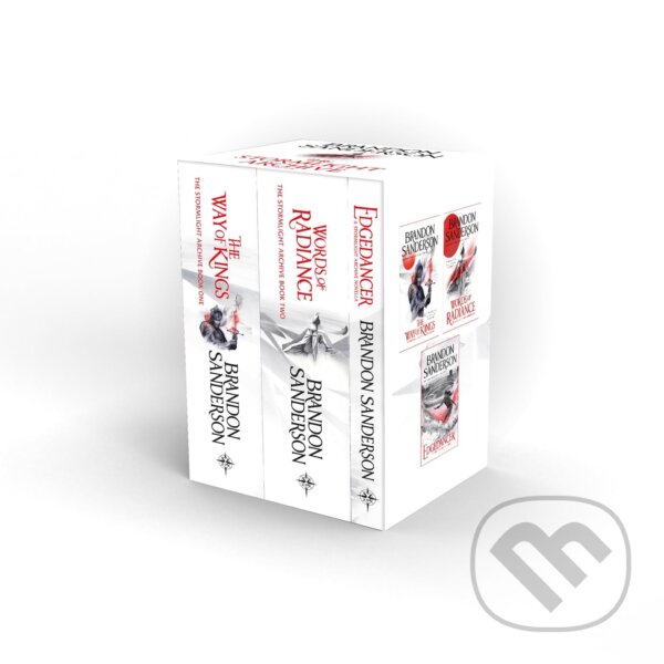 Kniha: The Stormlight Archive Boxed Set 1 (Brandon Sanderson). Gollancz, 2024 Kniha: The Stormlight Archive Boxed Set 1 (Brandon Sanderson). Gollancz, 2024