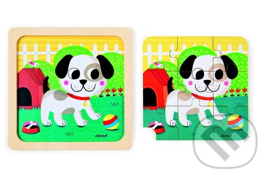 Puzzle: Janod Psík Titus (Janod). Janod, 2016 Puzzle: Janod Psík Titus (Janod). Janod, 2016
