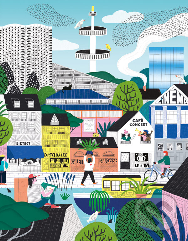 Puzzle: Mesto Rennes (Dans les Dents). Pieces & Peace Puzzle: Mesto Rennes (Dans les Dents). Pieces & Peace