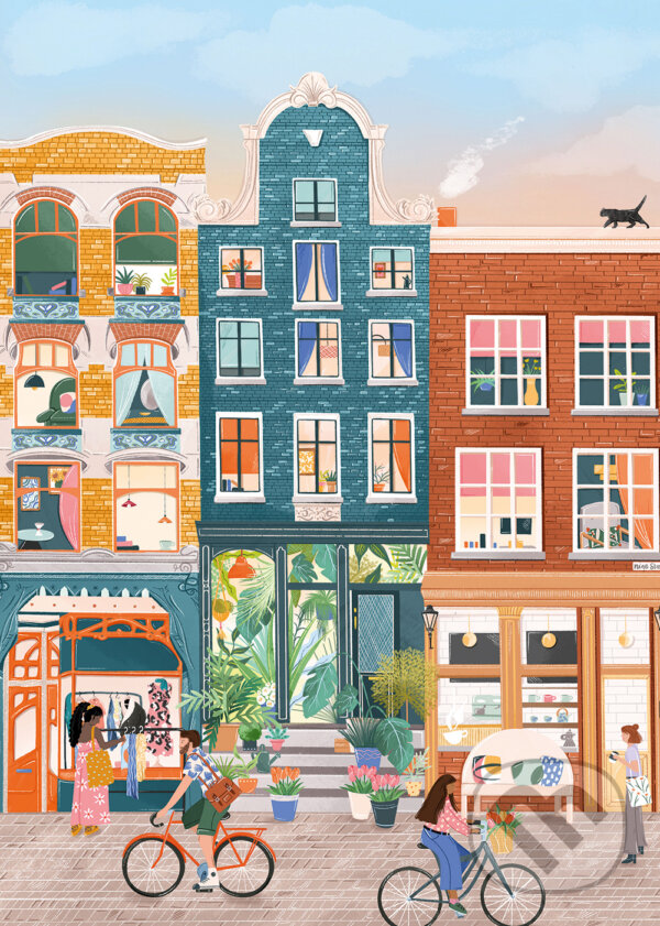 Puzzle: Deväť ulíc, Amsterdam (Katy Simply). Pieces & Peace Puzzle: Deväť ulíc, Amsterdam (Katy Simply). Pieces & Peace