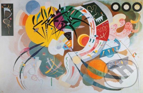 Puzzle: Kandinsky - Courbe dominante, 1936 (Bluebird). Bluebird Puzzle: Kandinsky - Courbe dominante, 1936 (Bluebird). Bluebird