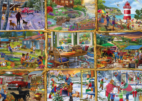 Puzzle: Všetky ročné obdobia (Alipson Puzzle). Alipson Puzzle Puzzle: Všetky ročné obdobia (Alipson Puzzle). Alipson Puzzle