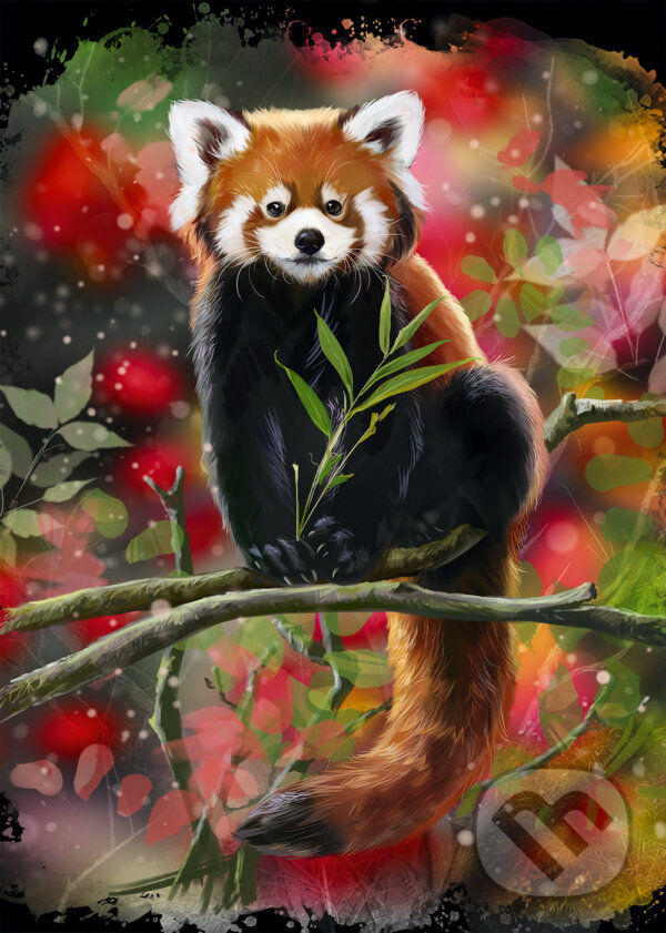 Puzzle: Červená panda sedí na konári (Alipson Puzzle). Alipson Puzzle Puzzle: Červená panda sedí na konári (Alipson Puzzle). Alipson Puzzle