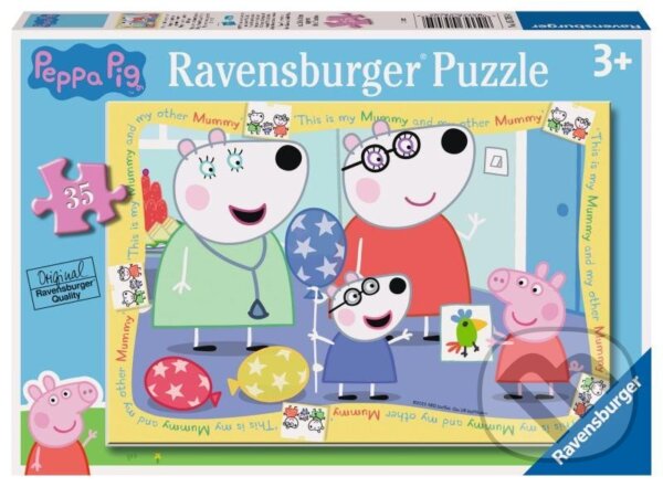 Puzzle: Prasátko Peppa s kamarádkou (Ravensburger). Ravensburger, 2024 Puzzle: Prasátko Peppa s kamarádkou (Ravensburger). Ravensburger, 2024