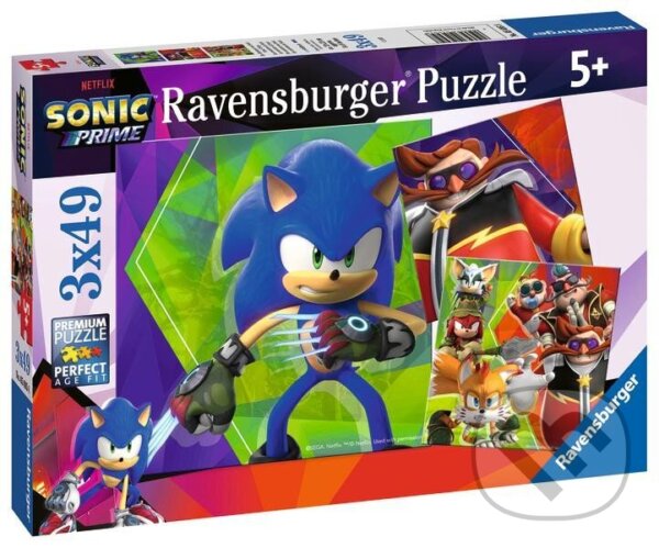 Puzzle: Sonic Prime (Ravensburger). Ravensburger, 2024 Puzzle: Sonic Prime (Ravensburger). Ravensburger, 2024