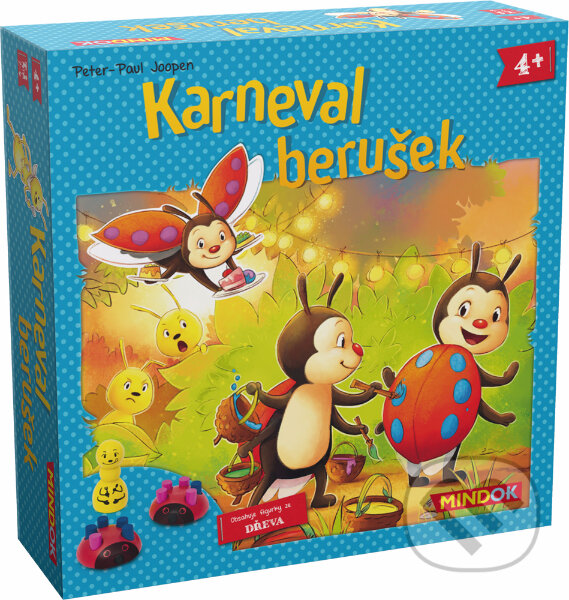 Spoločenská hra: Karneval berušek (Peter-Paul Joopen). Mindok, 2016 Spoločenská hra: Karneval berušek (Peter-Paul Joopen). Mindok, 2016