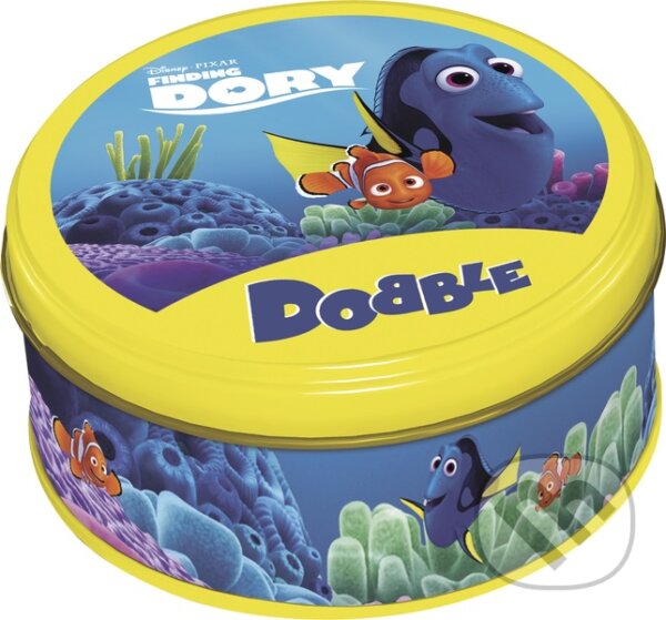 Společenská hra: Dobble Hledá se Dory (Asmodée Édition LLC). Asmodée Édition LLC, 2016 Společenská hra: Dobble Hledá se Dory (Asmodée Édition LLC). Asmodée Édition LLC, 2016