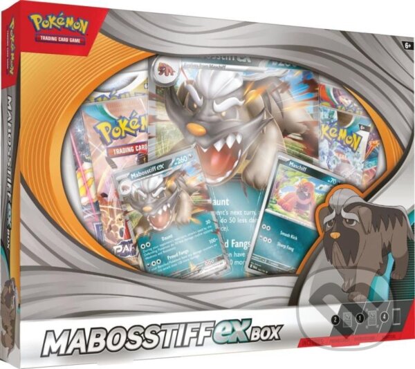 Spoločenská hra: Pokémon TCG: Mabosstiff ex Box (Pokemon). Pokemon, 2024 Spoločenská hra: Pokémon TCG: Mabosstiff ex Box (Pokemon). Pokemon, 2024