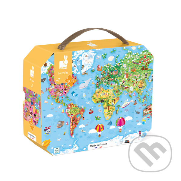 Puzzle: Mapa sveta v kufríku (Janod). Janod, 2024 Puzzle: Mapa sveta v kufríku (Janod). Janod, 2024