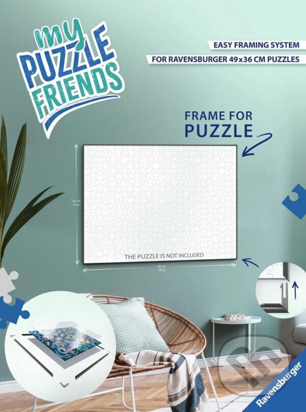 Puzzle: Rám na puzzle černý 70x50 cm (Ravensburger). Ravensburger Puzzle: Rám na puzzle černý 70x50 cm (Ravensburger). Ravensburger