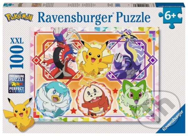 Puzzle: Hraví Pokémoni (Ravensburger). Ravensburger, 2024 Puzzle: Hraví Pokémoni (Ravensburger). Ravensburger, 2024