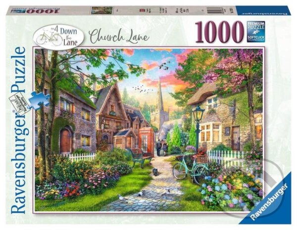 Puzzle: Procházka venkovskou uličkou (Ravensburger). Ravensburger, 2024 Puzzle: Procházka venkovskou uličkou (Ravensburger). Ravensburger, 2024