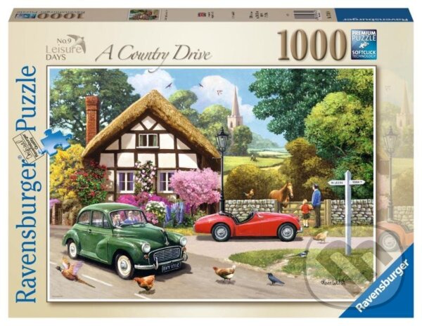 Puzzle: Projížďka venkovskou krajinou (Ravensburger). Ravensburger, 2024 Puzzle: Projížďka venkovskou krajinou (Ravensburger). Ravensburger, 2024
