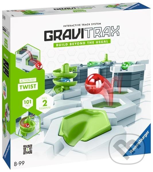 Společenská hra: GraviTrax Akční set Twist (Ravensburger). Ravensburger, 2024 Společenská hra: GraviTrax Akční set Twist (Ravensburger). Ravensburger, 2024