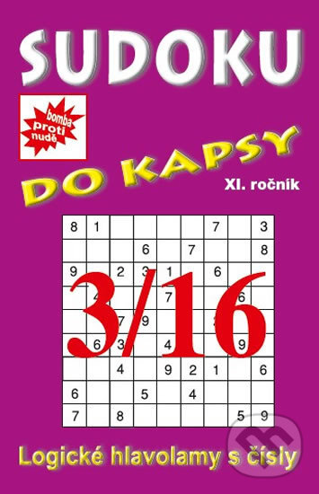 Kniha: Sudoku do kapsy 3/2016 (Telpres). Telpres, 2016 Kniha: Sudoku do kapsy 3/2016 (Telpres). Telpres, 2016