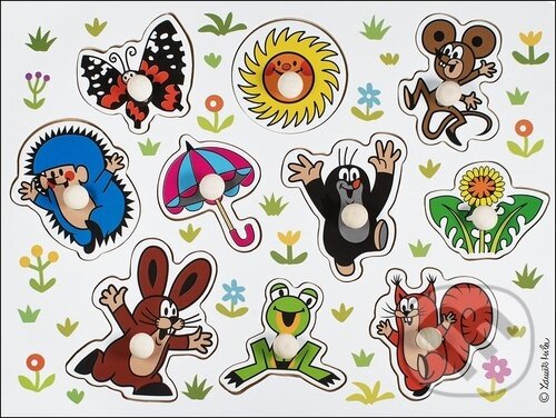 Společenská hra: Dřevěné vkládací puzzle Krtek (velké) (DETOA). DETOA, 2024 Společenská hra: Dřevěné vkládací puzzle Krtek (velké) (DETOA). DETOA, 2024