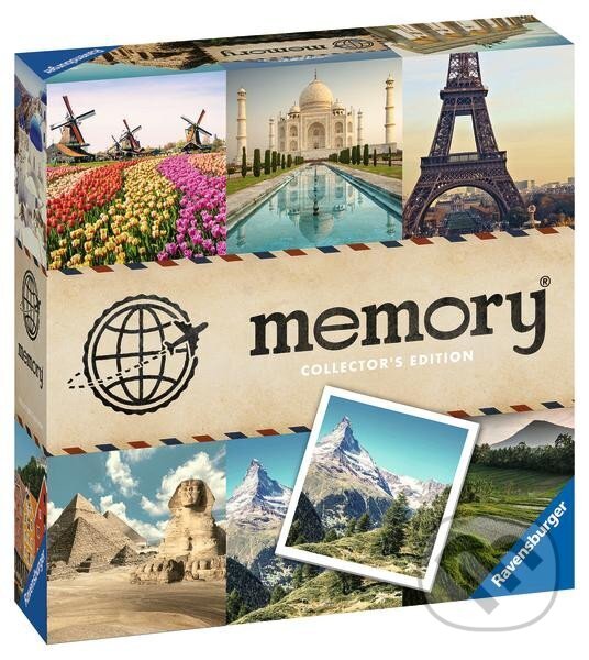 Společenská hra: Pexeso Cestujeme kolem světa (Ravensburger). Ravensburger, 2024 Společenská hra: Pexeso Cestujeme kolem světa (Ravensburger). Ravensburger, 2024