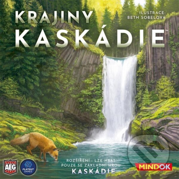 Společenská hra: Krajiny Kaskádie - rozšíření (Randy Flynn). Mindok, 2024 Společenská hra: Krajiny Kaskádie - rozšíření (Randy Flynn). Mindok, 2024