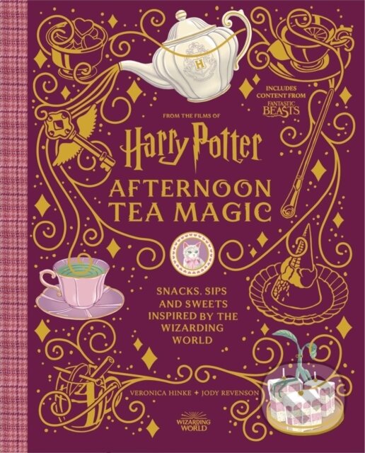Kniha: Harry Potter Afternoon Tea Magic (Jody Revenson a Veronica Hinke). Greenfinch, 2024 Kniha: Harry Potter Afternoon Tea Magic (Jody Revenson a Veronica Hinke). Greenfinch, 2024
