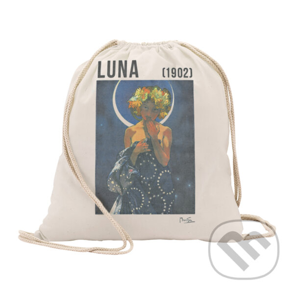 Plátěný sáček Alfons Mucha - Luna (Presco Group). Presco Group, 2024 Plátěný sáček Alfons Mucha - Luna (Presco Group). Presco Group, 2024