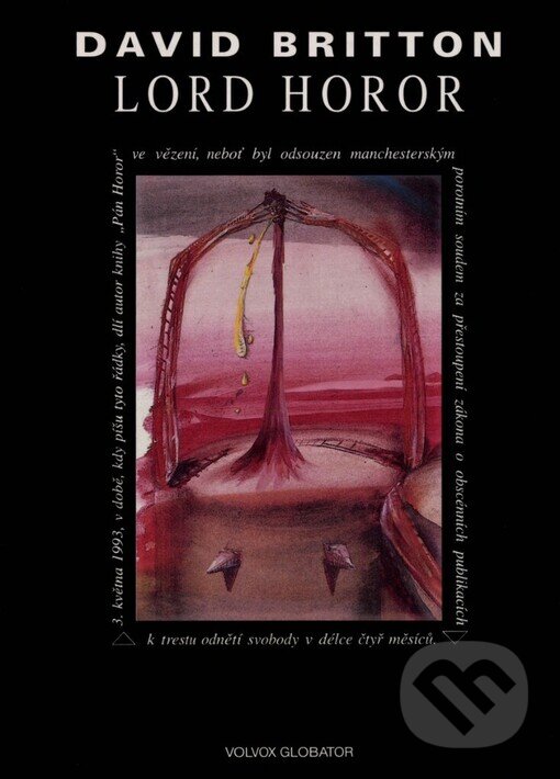 Kniha: Lord Horor (D. Britton). Volvox Globator, 1995 Kniha: Lord Horor (D. Britton). Volvox Globator, 1995
