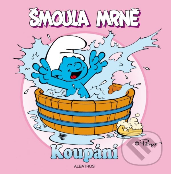 Kniha: Šmoula Mrně: Koupání (Peyo). Albatros CZ, 2012 Kniha: Šmoula Mrně: Koupání (Peyo). Albatros CZ, 2012