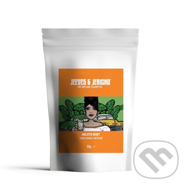 Kávy a čaje: Mojito Mint - pyramídové vrecká 15ks (Jeeves & Jericho). Jeeves & Jericho, 2024 Kávy a čaje: Mojito Mint - pyramídové vrecká 15ks (Jeeves & Jericho). Jeeves & Jericho, 2024
