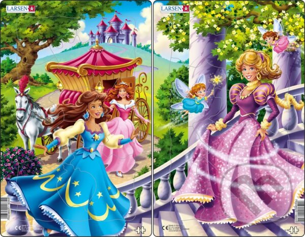 Puzzle: Princezné (U8) (Larsen). Larsen Puzzle: Princezné (U8) (Larsen). Larsen