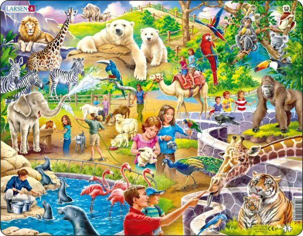 Puzzle: ZOO (US30) (Larsen). Larsen Puzzle: ZOO (US30) (Larsen). Larsen