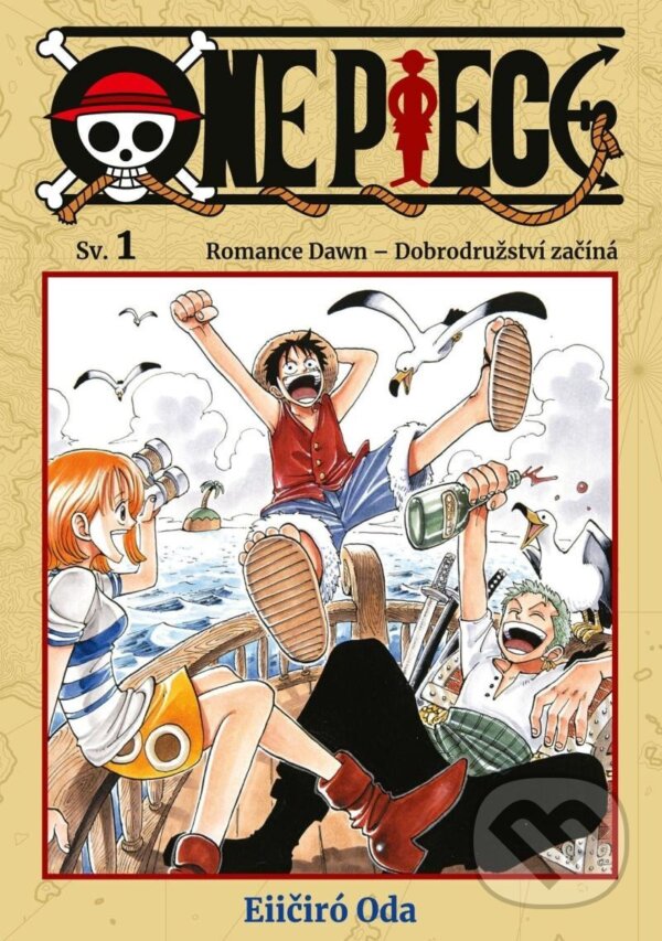 Kniha: One Piece 1: Romance Dawn - Dobrodružství začíná (Eiichiro Oda). Crew, 2024 Kniha: One Piece 1: Romance Dawn - Dobrodružství začíná (Eiichiro Oda). Crew, 2024