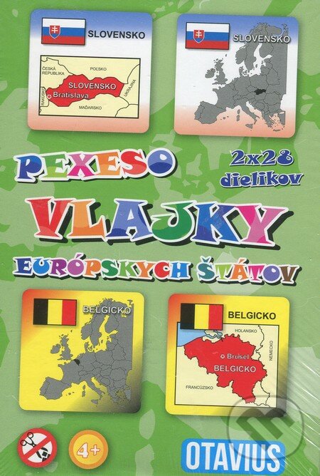 Společenská hra: Vlajky európskych štátov (OTAVIUS). OTAVIUS Společenská hra: Vlajky európskych štátov (OTAVIUS). OTAVIUS