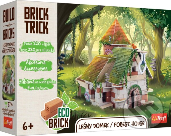 Společenská hra: Trefl Brick Trick - Lesný domček_M (Trefl). Trefl, 2024 Společenská hra: Trefl Brick Trick - Lesný domček_M (Trefl). Trefl, 2024