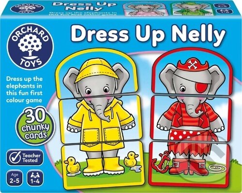Společenská hra: Obleč Nelly (Orchard Toys). Orchard Toys, 2024 Společenská hra: Obleč Nelly (Orchard Toys). Orchard Toys, 2024