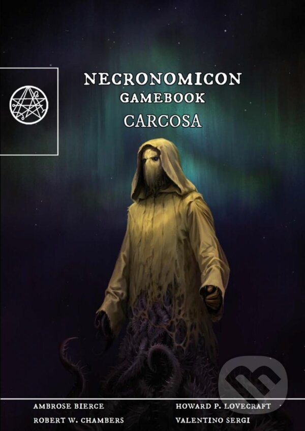 Kniha: Carcosa (gamebook) (Valentino Sergi). Mytago, 2024 Kniha: Carcosa (gamebook) (Valentino Sergi). Mytago, 2024