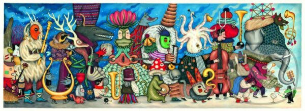 Puzzle: Puzzle gallery – Fantastický orchester (Djeco). Djeco, 2019 Puzzle: Puzzle gallery – Fantastický orchester (Djeco). Djeco, 2019