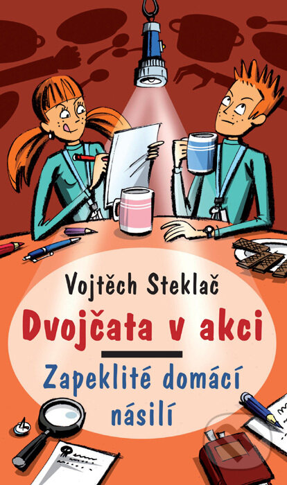 Kniha: Dvojčata v akci: Zapeklité domácí násilí (Vojtěch Steklač). Albatros CZ, 2009 Kniha: Dvojčata v akci: Zapeklité domácí násilí (Vojtěch Steklač). Albatros CZ, 2009