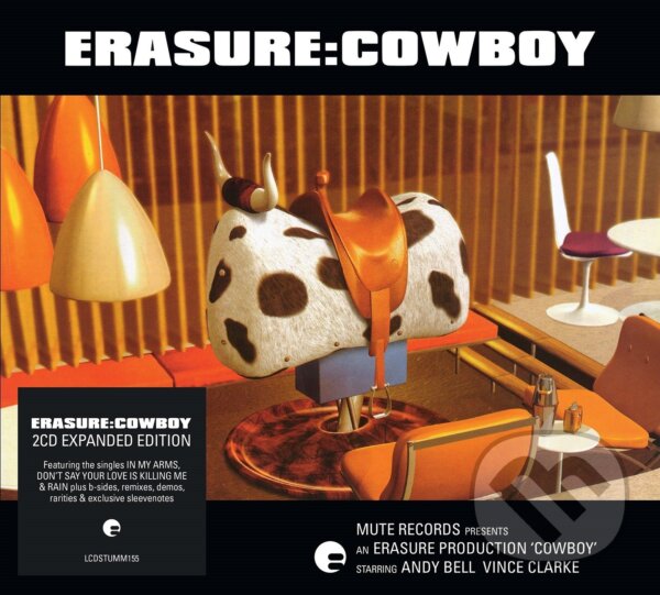 Hudební CD: Erasure: Cowboy (2024 Expanded Edition) (Hudobné albumy). Hudobné albumy, 2024 Hudební CD: Erasure: Cowboy (2024 Expanded Edition) (Hudobné albumy). Hudobné albumy, 2024