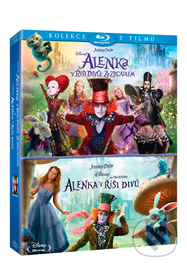 Film: Alenka v říši divů kolekce 1.-2. (James Bobin a Tim Burton) (Blu-ray). Magicbox, 2016 Film: Alenka v říši divů kolekce 1.-2. (James Bobin a Tim Burton) (Blu-ray). Magicbox, 2016