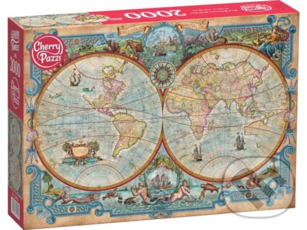 Puzzle: Mapa sveta (CherryPazzi). CherryPazzi, 2024 Puzzle: Mapa sveta (CherryPazzi). CherryPazzi, 2024