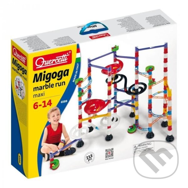 Společenská hra: Migoga Marble Run Maxi (Quercetti). Quercetti, 2024 Společenská hra: Migoga Marble Run Maxi (Quercetti). Quercetti, 2024